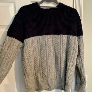 J. crew half cable-knit sweater